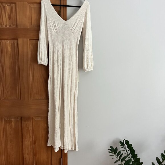 Free People Beach Amalfi Maxi Dress in Cream M - Picture 5 of 8